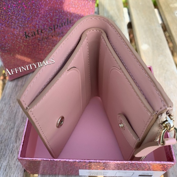 Boxed SM l-zip bifold wallet joeley Kate Spade - Picture 5 of 8
